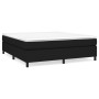 Cama box spring con colchón tela negro 180x200 cm de vidaXL, Camas y somieres - Ref: Foro24-3144441, Precio: 519,85 €, Descue...