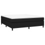 Cama box spring con colchón tela negro 180x200 cm de vidaXL, Camas y somieres - Ref: Foro24-3144441, Precio: 519,85 €, Descue...
