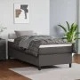 Box spring bed with gray synthetic leather mattress 80x200 cm by vidaXL, Beds and slatted bases - Ref: Foro24-3144576, Price:...