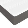 Cama box spring con colchón cuero sintético gris 80x200 cm de vidaXL, Camas y somieres - Ref: Foro24-3144576, Precio: 258,35 ...
