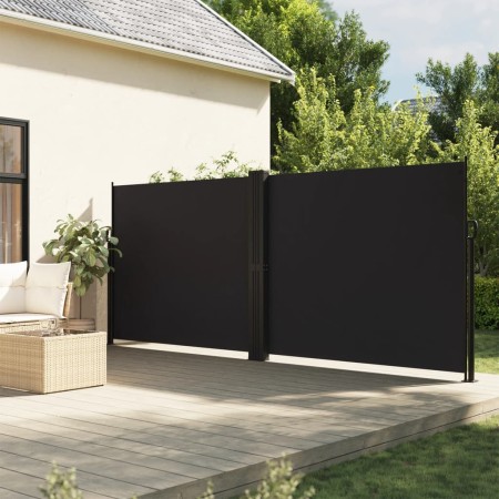 Toldo lateral retráctil negro 160x1000 cm en Sombrillas | Comprar online en Foru.es