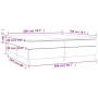 Cama box spring con colchón tela gris claro 200x200 cm de vidaXL, Camas y somieres - Ref: Foro24-3144447, Precio: 586,72 €, D...