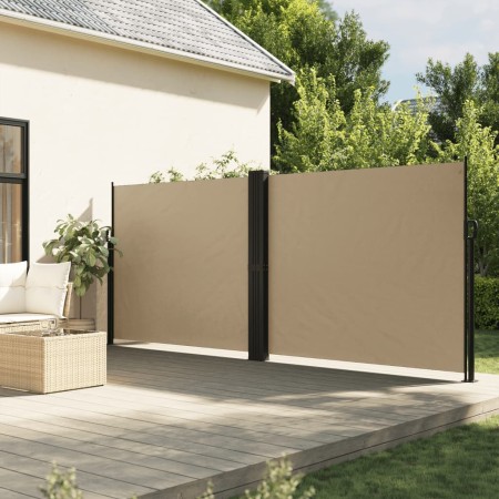Toldo lateral retráctil beige 160x1000 cm en Sombrillas | Comprar online en Foru.es