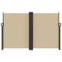 Toldo lateral retráctil beige 160x1000 cm en Sombrillas | Comprar online en Foru.es