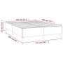 Cama box spring con colchón tela gris taupe 140x200 cm de vidaXL, Camas y somieres - Ref: Foro24-3144526, Precio: 417,15 €, D...