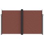 Toldo lateral retráctil marrón 200x1000 cm en Sombrillas | Comprar online en Foru.es
