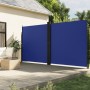 Toldo lateral retráctil azul 220x1000 cm en Sombrillas | Comprar online en Foru.es