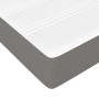 Cama box spring con colchón tela gris oscuro 90x190 cm de vidaXL, Camas y somieres - Ref: Foro24-3144038, Precio: 269,75 €, D...