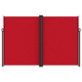 Toldo lateral retráctil rojo 220x1000 cm en Sombrillas | Comprar online en Foru.es