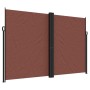 Toldo lateral retráctil marrón 220x1000 cm en Sombrillas | Comprar online en Foru.es
