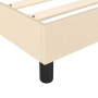 Cama box spring con colchón tela color crema 200x200 cm de vidaXL, Camas y somieres - Ref: Foro24-3144452, Precio: 497,52 €, ...