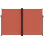 Toldo lateral retráctil terracota 220x1000 cm en Sombrillas | Comprar online en Foru.es