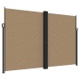 Toldo lateral retráctil gris taupe 220x1000 cm en Sombrillas | Comprar online en Foru.es