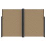 Toldo lateral retráctil gris taupe 220x1000 cm en Sombrillas | Comprar online en Foru.es
