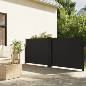 Toldo lateral retráctil negro 120x1200 cm en Sombrillas | Comprar online en Foru.es