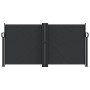 Toldo lateral retráctil negro 120x1200 cm en Sombrillas | Comprar online en Foru.es