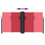 Toldo lateral retráctil rojo 120x1200 cm en Sombrillas | Comprar online en Foru.es