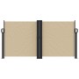 Toldo lateral retráctil beige 120x1200 cm en Sombrillas | Comprar online en Foru.es