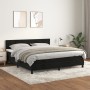 Cama box spring con colchón terciopelo negro 180x200 cm de vidaXL, Camas y somieres - Ref: Foro24-3141439, Precio: 516,82 €, ...