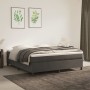 Cama box spring con colchón terciopelo gris oscuro 160x200 cm de vidaXL, Camas y somieres - Ref: Foro24-3144688, Precio: 421,...