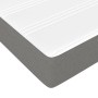Cama box spring con colchón tela gris oscuro 140x200 cm de vidaXL, Camas y somieres - Ref: Foro24-3144523, Precio: 391,68 €, ...