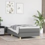 Cama box spring con colchón tela gris oscuro 100x200 cm de vidaXL, Camas y somieres - Ref: Foro24-3144152, Precio: 273,31 €, ...