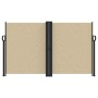 Toldo lateral retráctil beige 140x1200 cm en Sombrillas | Comprar online en Foru.es