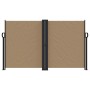 Toldo lateral retráctil gris taupe 140x1200 cm en Sombrillas | Comprar online en Foru.es