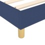 Cama box spring con colchón tela azul 100x200 cm de vidaXL, Camas y somieres - Ref: Foro24-3144504, Precio: 292,48 €, Descuen...