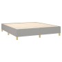 Cama box spring con colchón tela gris claro 180x200 cm de vidaXL, Camas y somieres - Ref: Foro24-3144538, Precio: 520,48 €, D...