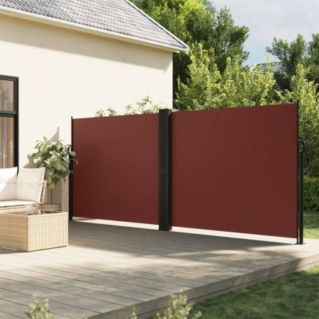 Toldo lateral retráctil marrón 160x1200 cm en Sombrillas | Comprar online en Foru.es