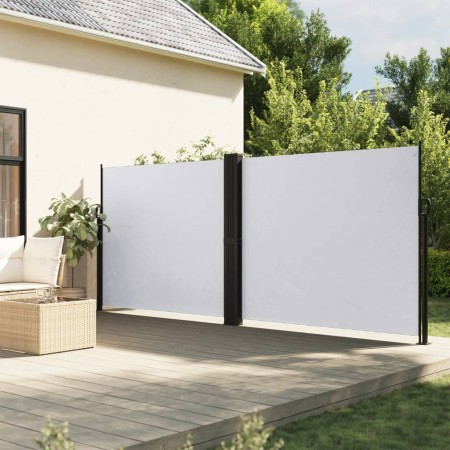 Toldo lateral retráctil blanco 160x1200 cm en Sombrillas | Comprar online en Foru.es