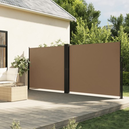Toldo lateral retráctil gris taupe 160x1200 cm en Sombrillas | Comprar online en Foru.es