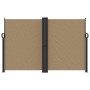 Toldo lateral retráctil gris taupe 160x1200 cm en Sombrillas | Comprar online en Foru.es