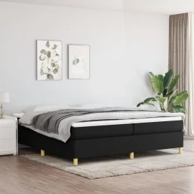 Boxspringbett mit schwarzer Stoffmatratze 200x200 cm von vidaXL, Betten und Lattenroste - Ref: Foro24-3144548, Preis: 562,41 ...
