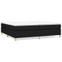 Cama box spring con colchón tela negro 200x200 cm de vidaXL, Camas y somieres - Ref: Foro24-3144548, Precio: 563,64 €, Descue...