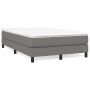 Cama box spring con colchón tela gris oscuro 120x200 cm de vidaXL, Camas y somieres - Ref: Foro24-3144062, Precio: 383,93 €, ...
