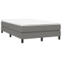 Cama box spring con colchón tela gris oscuro 120x200 cm de vidaXL, Camas y somieres - Ref: Foro24-3144062, Precio: 383,93 €, ...