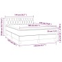 Cama box spring con colchón terciopelo rosa 140x190 cm de vidaXL, Camas y somieres - Ref: Foro24-3141484, Precio: 476,05 €, D...