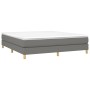 Cama box spring con colchón tela gris oscuro 180x200 cm de vidaXL, Camas y somieres - Ref: Foro24-3144192, Precio: 515,86 €, ...