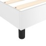 Cama box spring con colchón cuero sintético blanco 90x190 cm de vidaXL, Camas y somieres - Ref: Foro24-3144585, Precio: 264,6...