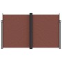 Toldo lateral retráctil marrón 200x1200 cm en Sombrillas | Comprar online en Foru.es