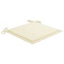 Sillas de jardín 6 uds con cojines crema madera de teca en Sillas de jardín | Comprar online en Foru.es