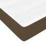 Cama box spring con colchón tela marrón oscuro 200x200 cm de vidaXL, Camas y somieres - Ref: Foro24-3144202, Precio: 546,84 €...