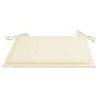 Sillas de jardín 6 uds con cojines crema madera de teca en Sillas de jardín | Comprar online en Foru.es