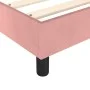 Box spring bed with pink velvet mattress 140x190 cm by vidaXL, Beds and slatted bases - Ref: Foro24-3144680, Price: 397,69 €,...