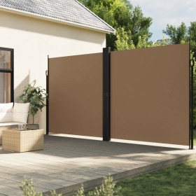 Toldo lateral retráctil gris taupe 200x1200 cm en Sombrillas | Comprar online en Foru.es
