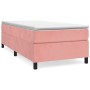 Cama box spring con colchón terciopelo rosa 80x200 cm de vidaXL, Camas y somieres - Ref: Foro24-3144650, Precio: 266,39 €, De...