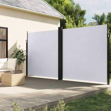 Toldo lateral retráctil blanco 220x1200 cm en Sombrillas | Comprar online en Foru.es