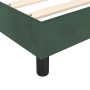 Cama box spring con colchón terciopelo verde oscuro 100x200 cm de vidaXL, Camas y somieres - Ref: Foro24-3144666, Precio: 294...